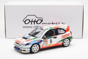 Toyota Corolla WRC #9 D. Auriol / D. Giraudet Rally Catalunya 1998 Otto 1:18 OT1102 レジン - 画像 6/6