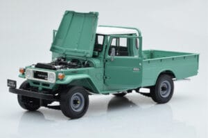 Toyota Land Cruiser 40 4x4 Pickup グリーン Kyosho 1:18 08958FG メタル - 画像 2/8