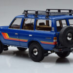 Toyota Land Cruiser 60 ブルー オプションパーツ付き Kyosho 1:18 - image 6 of 11