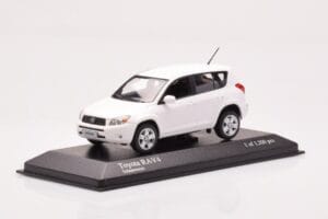 Toyota RAV4 XA30 ホワイト Minichamps 1:43 400166571 メタル - 画像 2/4