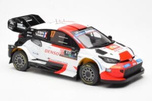 Toyota GR Yaris Rally1 #17 S. Ogier / V. Landais Safari Rally Kenya 2023 IXO 1:18 18RMC173A メタル - 画像 4/6