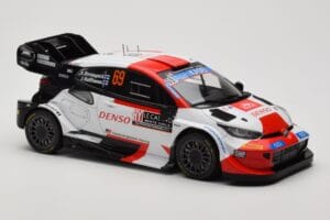 Toyota GR Yaris Rally1 #69 K. Rovanpera / J. Halttunen Rally Monte Carlo World Champion 2023 IXO 1:18 18RMC152B メタル - 画像 4/6