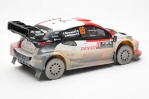 Toyota GR Yaris Rally1 #69 K. Rovanpera / J. Halttunen Safari Rally Kenya 2023 Dirty Version IXO 1:18 18RMC173B メタル - 画像 2/6