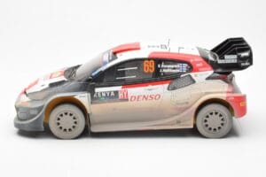 Toyota GR Yaris Rally1 #69 K. Rovanpera / J. Halttunen Safari Rally Kenya 2023 Dirty Version IXO 1:18 18RMC173B メタル - 画像 3/6