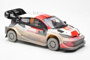 Toyota GR Yaris Rally1 #69 K. Rovanpera / J. Halttunen Safari Rally Kenya 2023 Dirty Version IXO 1:18 18RMC173B メタル - 画像 4/6