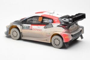 Toyota GR Yaris Rally1 #69 K. Rovanpera / J. Halttunen Safari Rally Kenya 2023 Dirty Version IXO 1:18 18RMC173B メタル - 画像 5/6