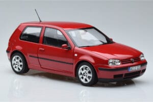 Volkswagen Golf Mk4 レッド Norev 1:18 188573 メタル - 画像 5/7