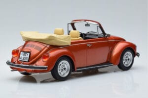 Volkswagen Beetle 1303 カブリオレ オレンジ Norev 1:18 188526 メタル - 画像 2/6