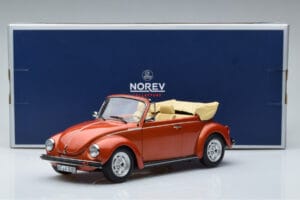 Volkswagen Beetle 1303 カブリオレ オレンジ Norev 1:18 188526 メタル - 画像 6/6