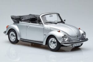 Volkswagen Beetle 1303 カブリオレ シルバー Norev 1:18 188530 メタル - 画像 4/6