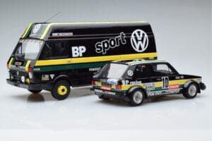 Volkswagen LT35 + Golf 1 GTI Group 2 Black Otto 1:18 OT353 レジン - 画像 2/6