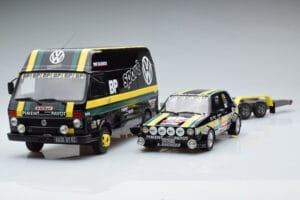 Volkswagen LT35 + Golf 1 GTI Group 2 Black Otto 1:18 OT353 レジン - 画像 3/6