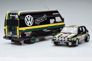 Volkswagen LT35 + Golf 1 GTI Group 2 Black Otto 1:18 OT353 レジン - 画像 4/6