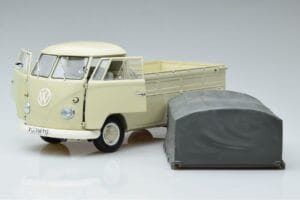 Volkswagen T1b Pickup Schuco 1:18 450037000 メタル - 画像 2/7