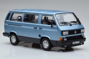 Volkswagen T3 Multivan ブルー Norev 1:18 188544 メタル - 画像 4/6