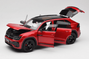 Volkswagen Teramont X レッド FAW 1:18 ZVB000003A メタル - 画像 2/8