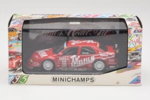 Alfa Romeo 155 V6 #12 M. Alboreto DTM 1995 Minichamps 1:43 430950312 メタル - 画像 4/4