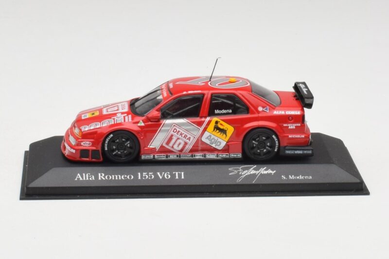 Alfa Romeo 155 V6 TI #10 Team Alfa Corse Modena DTM 1994 Minichamps 1:43 430940210 メタル
