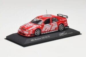 Alfa Romeo 155 V6 TI #2 Team Alfa Corse A. Nannini DTM 1994 Minichamps 1:43 430940202 メタル - 画像 2/4