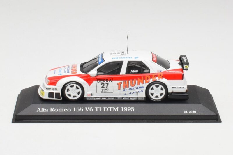 Alfa Romeo 155 V6 TI #27 M. Alen Presentation DTM 1995 Minichamps 1:43 430950227 メタル