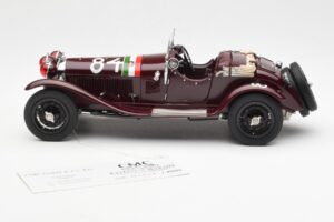 Alfa Romeo 1750 GS Spider #84 T. Nuvolari / B. Guidotti Mille Miglia Winner 1930 CMC 1:18 M-141 メタル - 画像 3/6