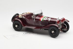 Alfa Romeo 1750 GS Spider #84 T. Nuvolari / B. Guidotti Mille Miglia Winner 1930 CMC 1:18 M-141 メタル - 画像 4/6