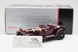 Alfa Romeo 1750 GS Spider #84 T. Nuvolari / B. Guidotti Mille Miglia Winner 1930 CMC 1:18 M-141 メタル - 画像 6/6