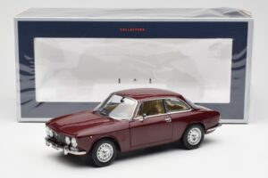 Alfa Romeo 2000 GTV マルーンレッド Norev 1:18 187916 メタル - 画像 8/8