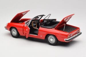 Alfa Romeo 2000 Spider レッド Minichamps 1:18 180120930 メタル - 画像 5/8