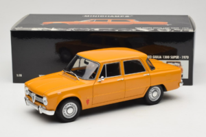 Alfa Romeo Giulia 1300 Super オレンジ Minichamps 1:18 180120900 メタル - 画像 8/8