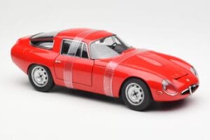 Alfa Romeo Giulia TZ レッド AUTOart 1:18 70196 メタル - 画像 4/6
