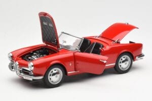 Alfa Romeo Giulietta 1300 Spider レッド AUTOart 1:18 70157 メタル - 画像 2/8