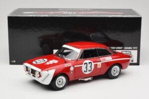 Alfa Romeo GTA 1300 Junior #33 T. Hezemans / G. van Lennep Hezemans Jarama 1972 Minichamps 1:18 100721233 メタル - 画像 8/8