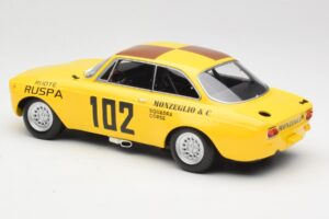 Alfa Romeo GTA 1300 #102 Squadra Corse R. Zanetti / M. Ruspa / Monzeglio Targa Florio 1971 Minichamps 1:18 155711202 メタル - 画像 5/6