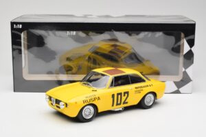 Alfa Romeo GTA 1300 #102 Squadra Corse R. Zanetti / M. Ruspa / Monzeglio Targa Florio 1971 Minichamps 1:18 155711202 メタル - 画像 6/6