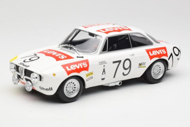 Alfa Romeo GTA 1300 #79 H. Rubens / C. Van Ryn 24 Hours of Spa 1971 Minichamps 1:18 155711279 メタル