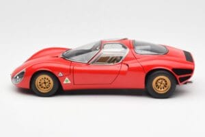 Alfa Romeo 33 Stradale レッド AUTOart 1:18 70191 メタル - 画像 4/8