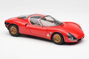 Alfa Romeo 33 Stradale レッド AUTOart 1:18 70191 メタル - 画像 6/8