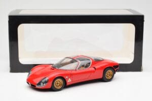 Alfa Romeo 33 Stradale レッド AUTOart 1:18 70191 メタル - 画像 8/8
