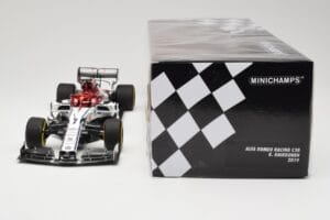 Alfa Romeo Racing C38 #7 K. Raikkonen F1 2019 Minichamps 1:18 110190007 メタル - 画像 6/6