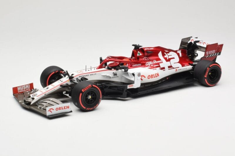 Alfa Romeo Racing C39 #7 K. Raikkonen Styrian GP 2020 Minichamps 1:18 110200207 メタル