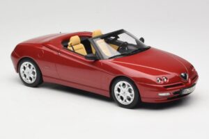 Alfa Romeo Spider 916 Proteo Red Metallic Norev 1:18 187854 メタル - 画像 4/6