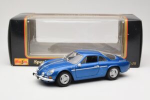 Alpine A110 1600S ブルー Maisto 1:18 31850 メタル - 画像 8/8