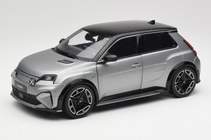 Alpine A290 GT Matt Tornade グレー & ブラック Norev 1:18 185451 メタル