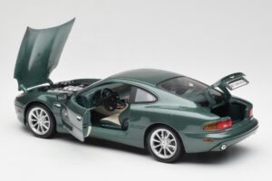 Aston Martin DB7 Vantage グリーン Maisto 1:18 36880 メタル - 画像 5/8