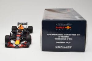 Aston Martin Red Bull Racing RB14 Tag Heuer #33 M. Verstappen Mexican GP 2018 Minichamps 1:18 110181933 メタル - 画像 6/6