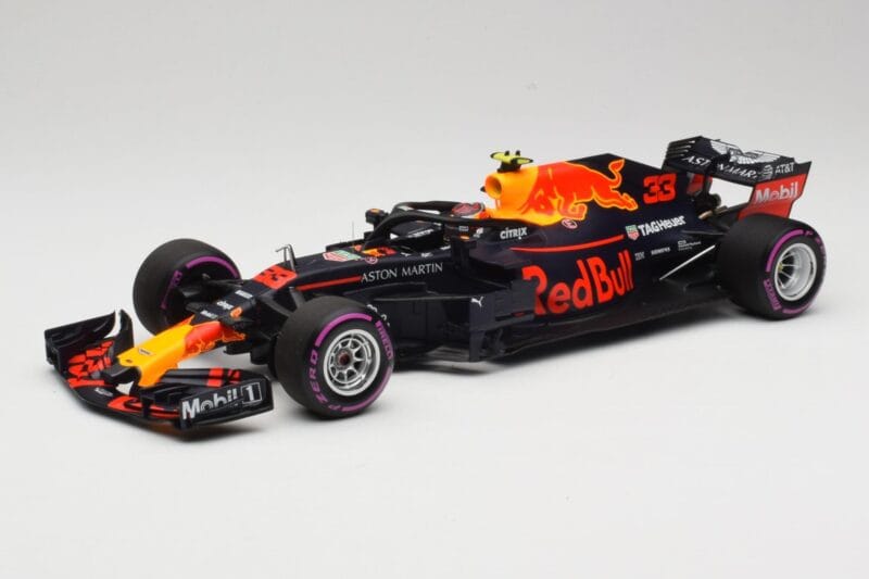 Aston Martin Red Bull Racing RB14 Tag Heuer #33 M. Verstappen Mexican GP 2018 Minichamps 1:18 110181933 メタル