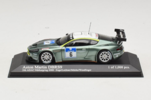 Aston Martin DBRS9 #6 M. Engel / K. Lechner ADAC 24 Hours Nurburgring 2008 Minichamps 1:43 400081306 メタル