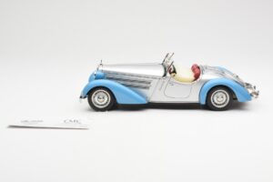 Audi 225 Front Roadster ブルーシルバー CMC 1:18 M-075B メタル - 画像 3/6