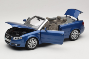 Audi A4 B6 カブリオレ ブルー Norev 1:18 5010504325 メタル - 画像 2/9
